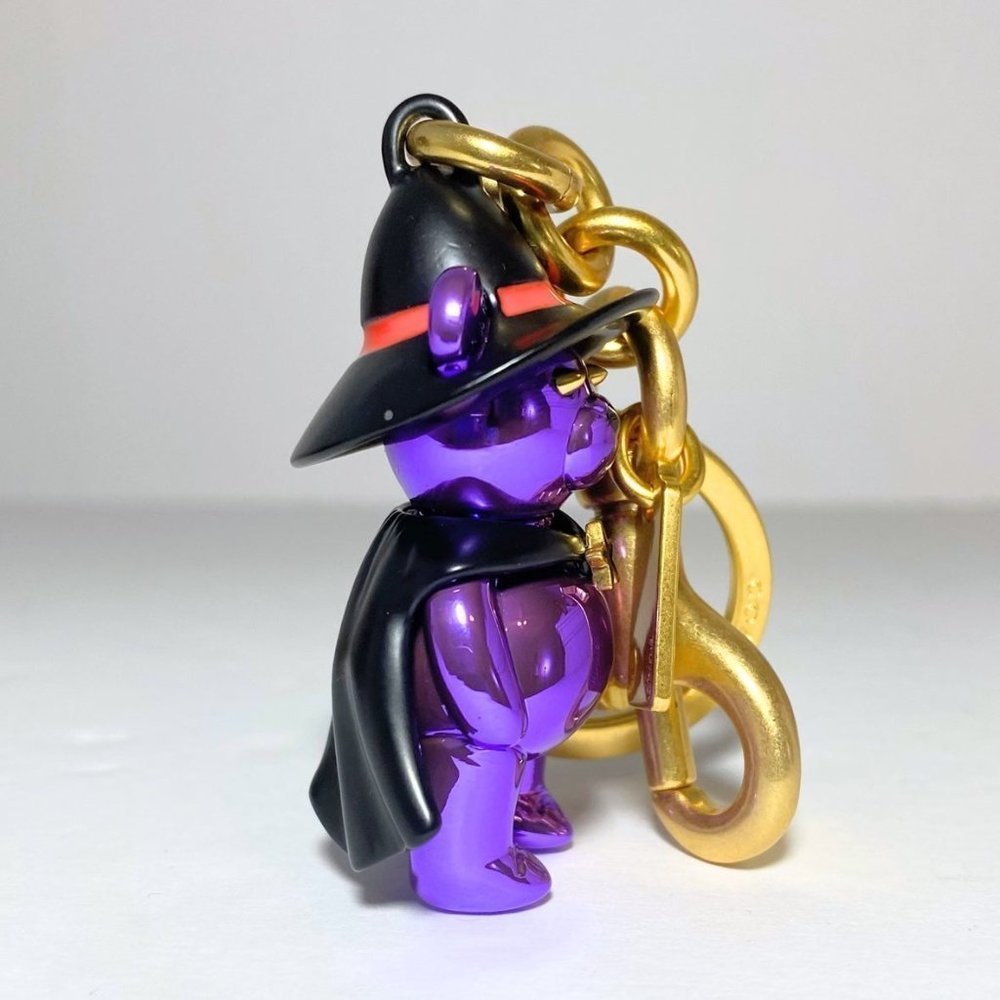 COACH Halloween Costume Bear Witch Keychain Bag Charm NWT - Picture 7 of 8